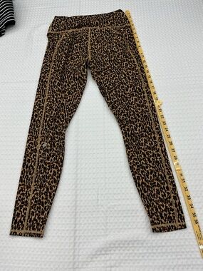 Fabletics Leopard-Print High-Rise Leggings in Brown & Black